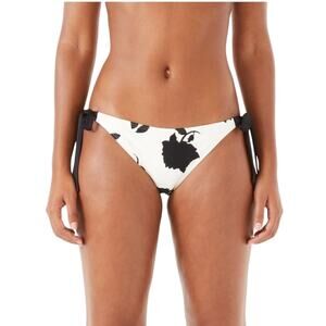 NWT! Kate Spade Side Bow Tie Bikini Bottom in Ivory - Size Large